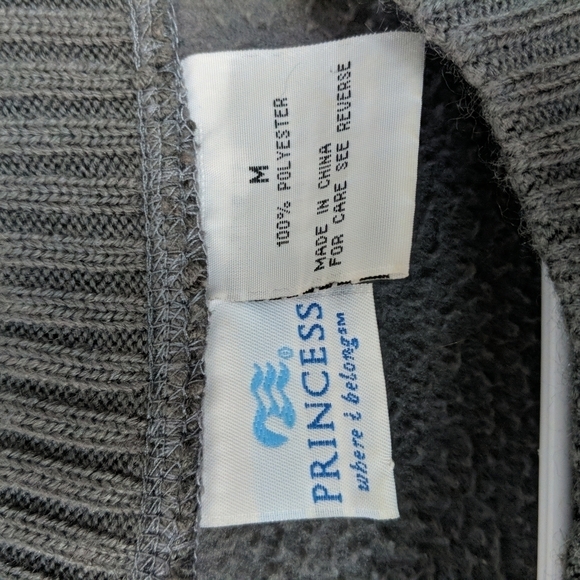 Princess Cruise Men's Alaska Fleece Sweatshirt Size Medium - Picture 3 of 7